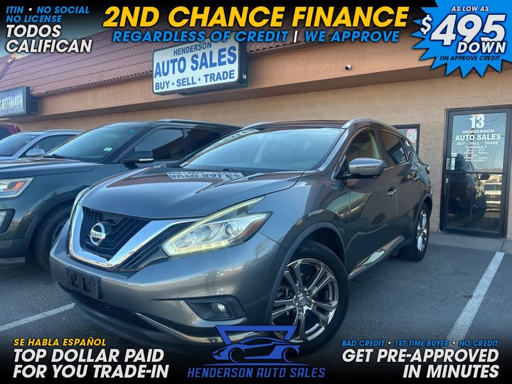 2016 NISSAN MURANO for sale in HENDERSON