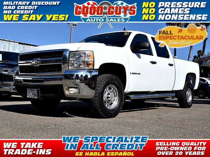 2007 CHEVROLET SILVERADO 2500 HD CREW CAB for sale in SAN DIEGO