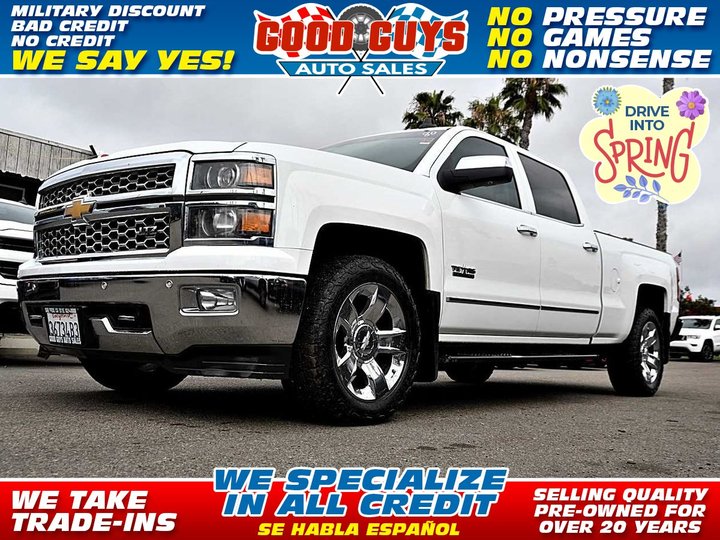 2015 CHEVROLET SILVERADO 1500 CREW CAB for sale in SAN DIEGO