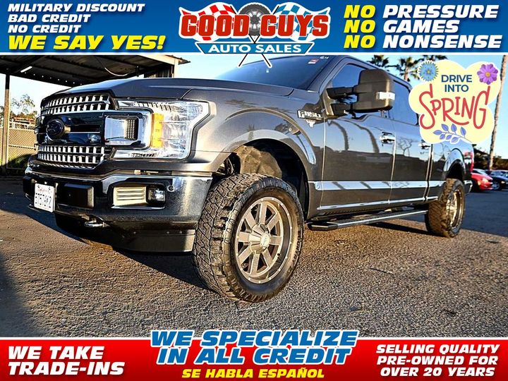 2018 FORD F150 SUPERCREW CAB for sale in SAN DIEGO