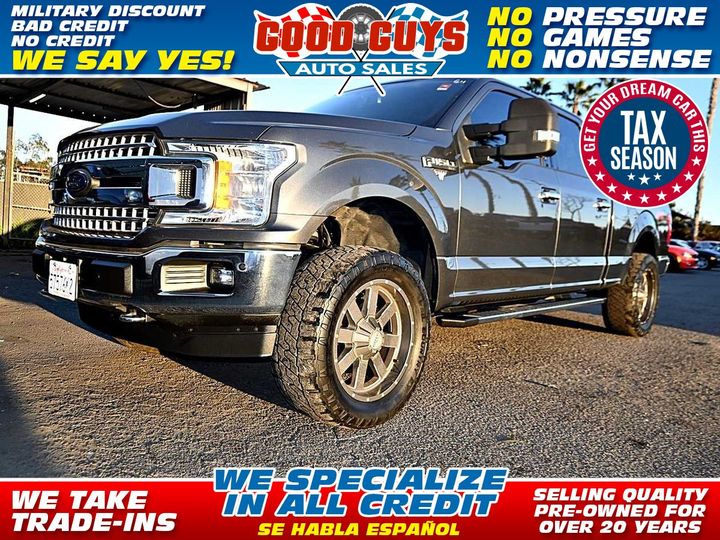 2018 FORD F150 SUPERCREW CAB for sale in SAN DIEGO