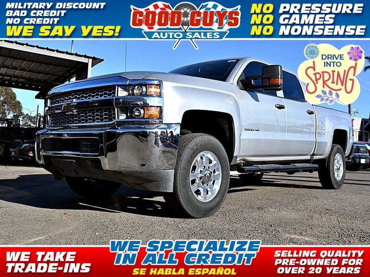 2019 CHEVROLET SILVERADO 2500 HD CREW CAB for sale in SAN DIEGO