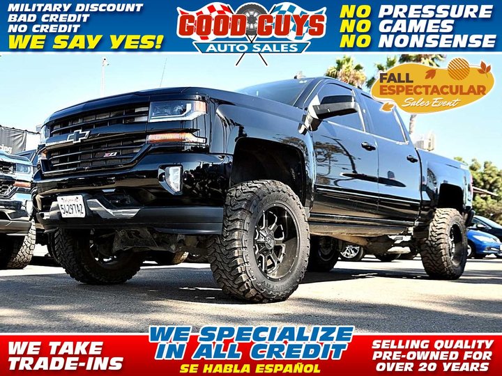 2016 CHEVROLET SILVERADO 1500 CREW CAB for sale in SAN DIEGO