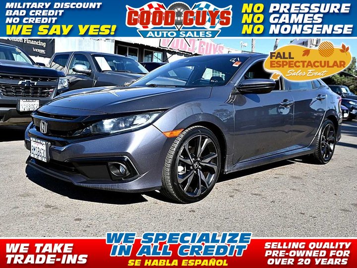 2019 HONDA CIVIC for sale in SAN DIEGO
