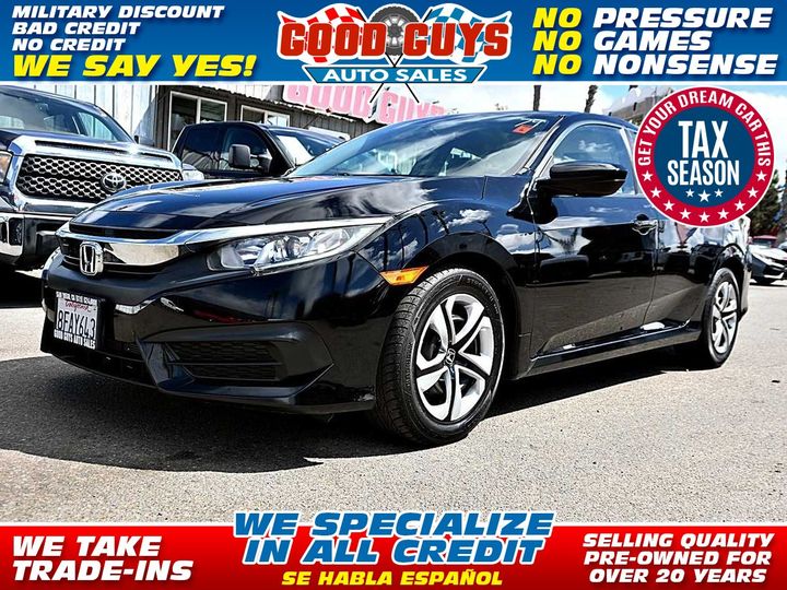 2018 HONDA CIVIC for sale in SAN DIEGO