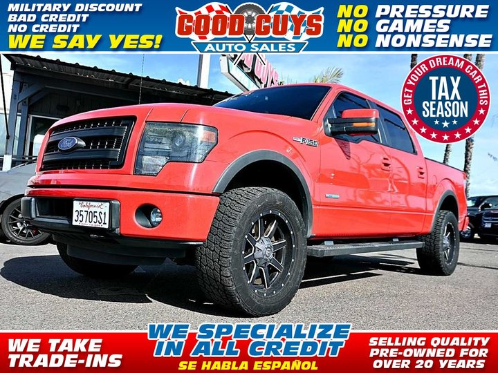 2014 FORD F150 SUPERCREW CAB for sale in SAN DIEGO