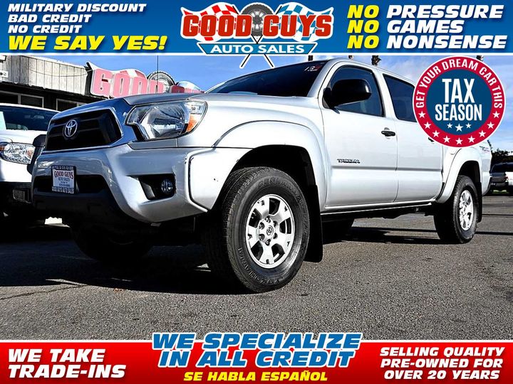 2013 TOYOTA TACOMA DOUBLE CAB for sale in SAN DIEGO