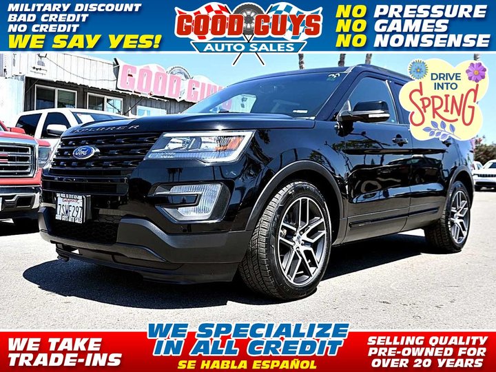 2016 FORD EXPLORER for sale in SAN DIEGO