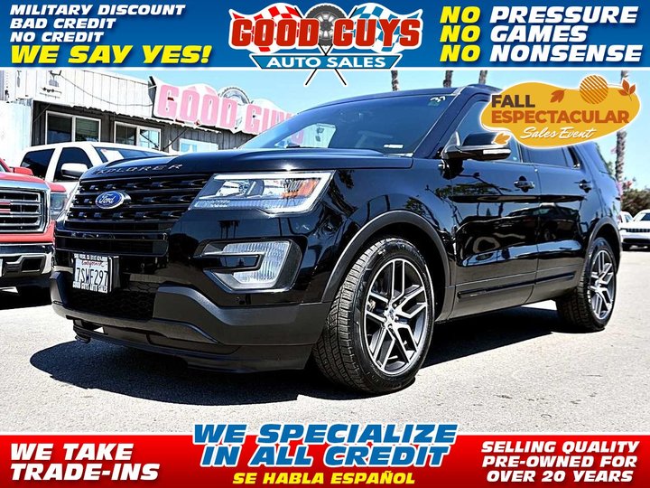 2016 FORD EXPLORER for sale in SAN DIEGO