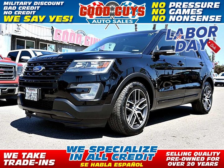 2016 FORD EXPLORER for sale in SAN DIEGO