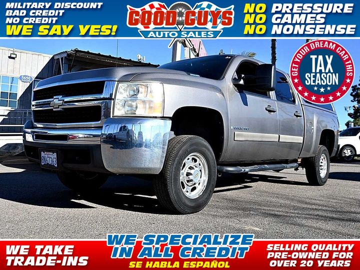 2008 CHEVROLET SILVERADO 2500 HD CREW CAB for sale in SAN DIEGO