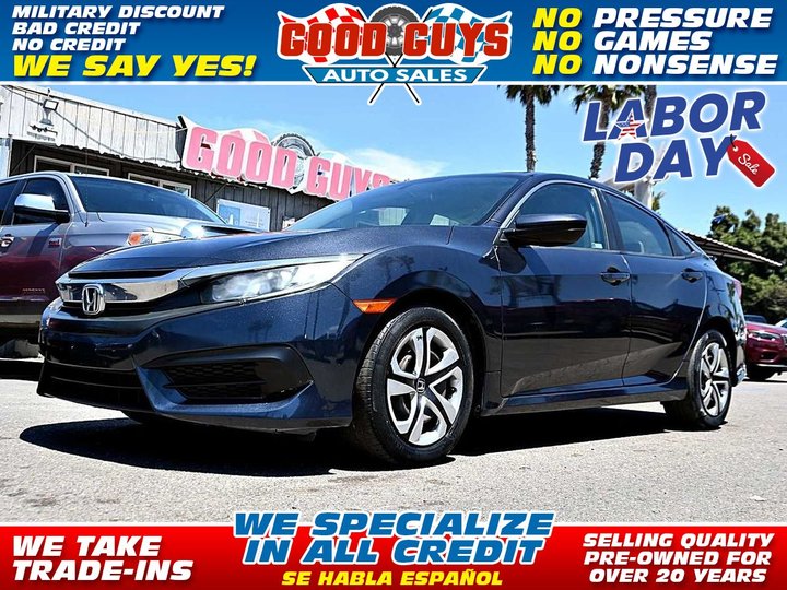 2018 HONDA CIVIC for sale in SAN DIEGO