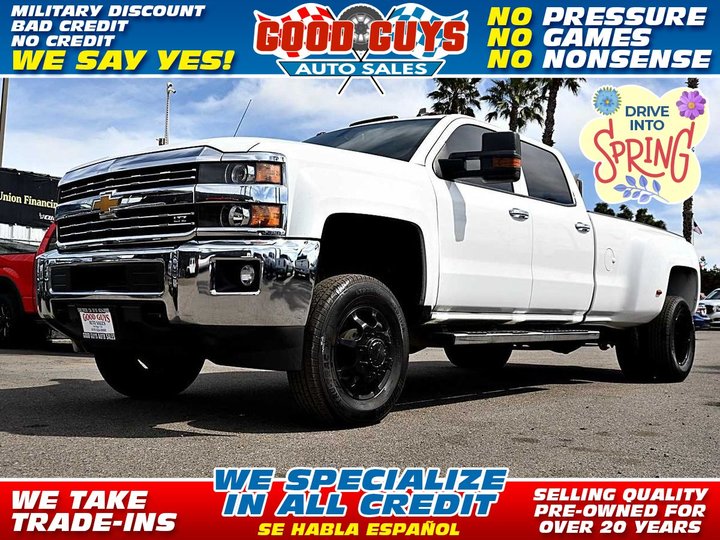 2015 CHEVROLET SILVERADO 3500 HD CREW CAB for sale in SAN DIEGO