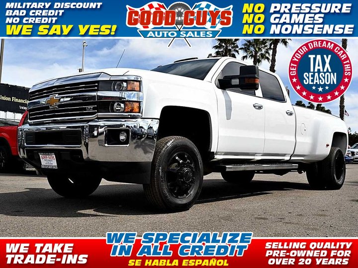2015 CHEVROLET SILVERADO 3500 HD CREW CAB for sale in SAN DIEGO