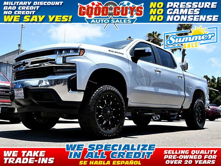 2019 CHEVROLET SILVERADO 1500 CREW CAB for sale in SAN DIEGO