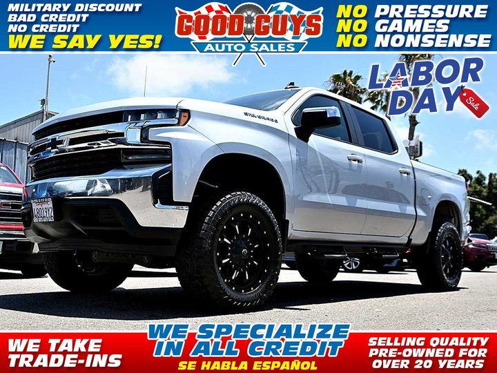 2019 CHEVROLET SILVERADO 1500 CREW CAB for sale in SAN DIEGO