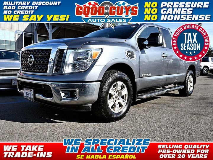 2017 NISSAN TITAN KING CAB for sale in SAN DIEGO