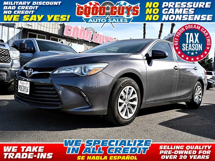 2016 TOYOTA CAMRY for sale in SAN DIEGO