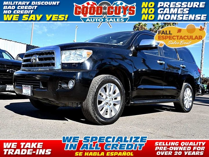 2013 TOYOTA SEQUOIA for sale in SAN DIEGO