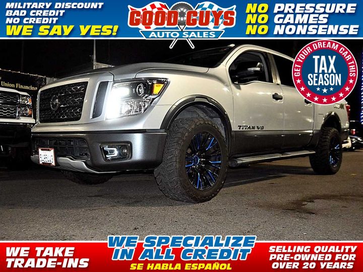 2019 NISSAN TITAN CREW CAB for sale in SAN DIEGO