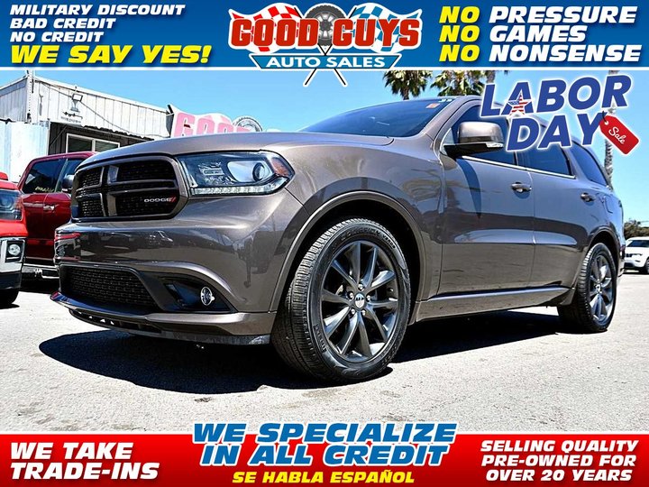 2017 DODGE DURANGO for sale in SAN DIEGO