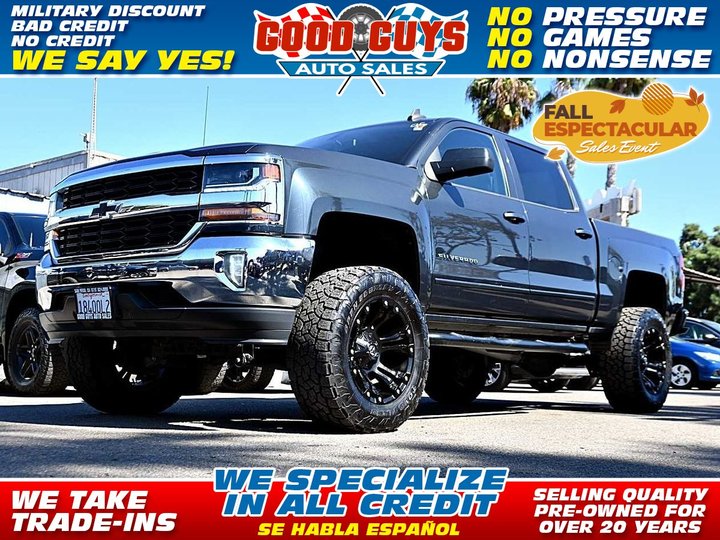 2018 CHEVROLET SILVERADO 1500 CREW CAB for sale in SAN DIEGO