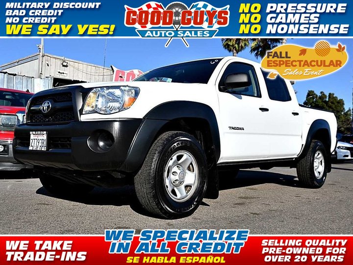 2011 TOYOTA TACOMA DOUBLE CAB for sale in SAN DIEGO