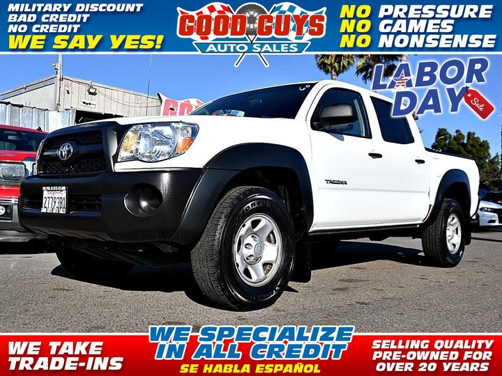 2011 TOYOTA TACOMA DOUBLE CAB for sale in SAN DIEGO