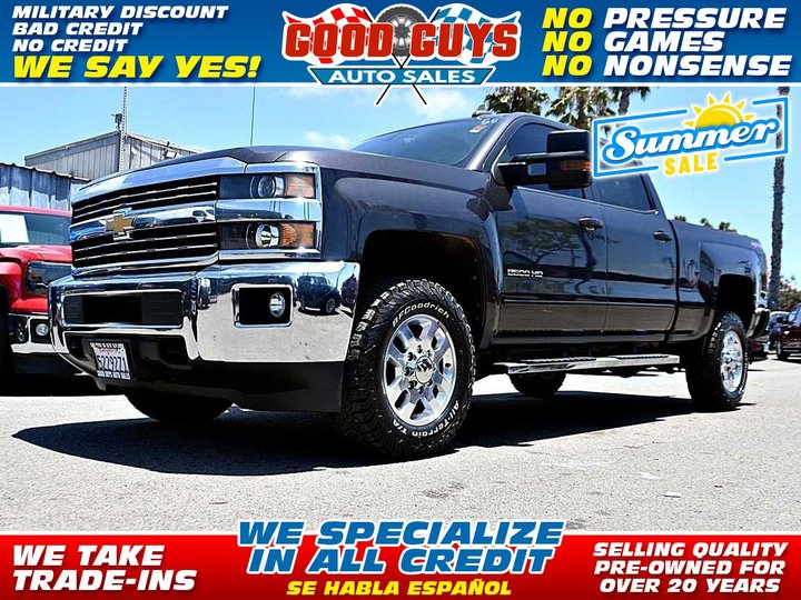 2015 CHEVROLET SILVERADO 2500 HD CREW CAB for sale in SAN DIEGO