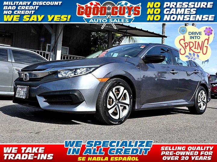 2017 HONDA CIVIC for sale in SAN DIEGO