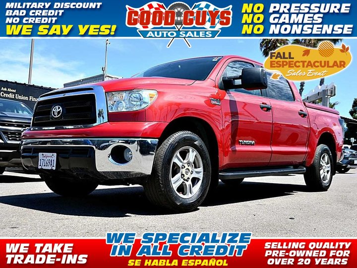 2011 TOYOTA TUNDRA CREWMAX for sale in SAN DIEGO