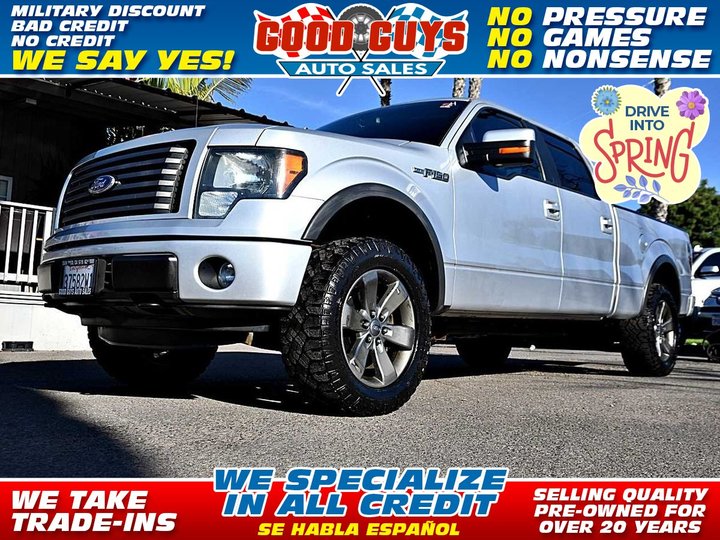 2011 FORD F150 SUPERCREW CAB for sale in SAN DIEGO