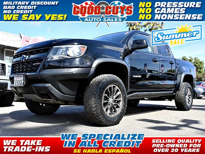 2018 CHEVROLET COLORADO CREW CAB for sale in SAN DIEGO