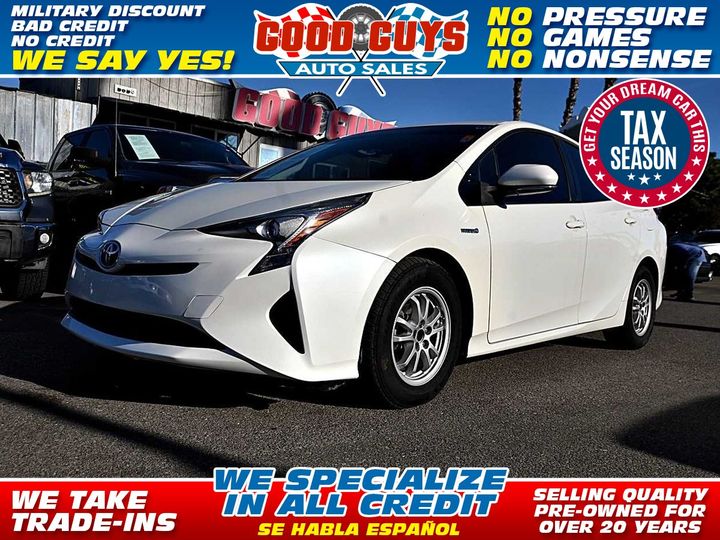 2016 TOYOTA PRIUS for sale in SAN DIEGO