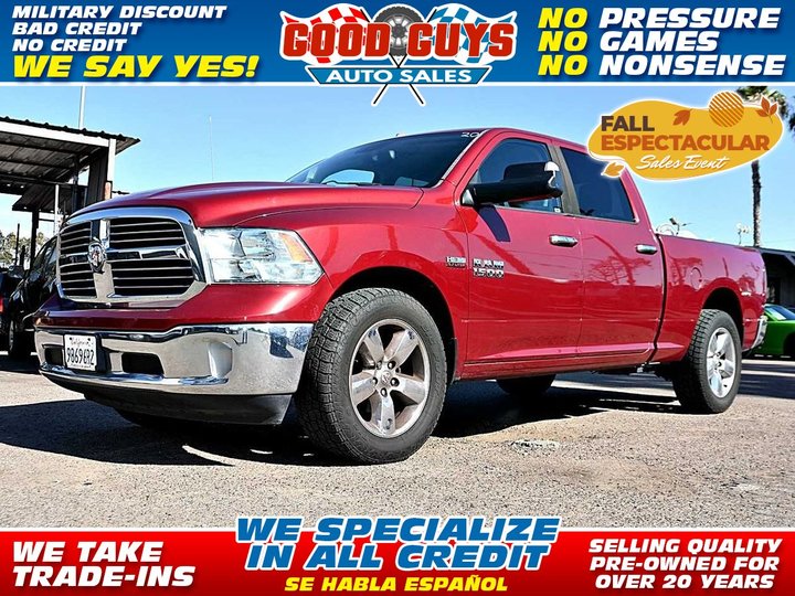 2014 RAM 1500 CREW CAB for sale in SAN DIEGO