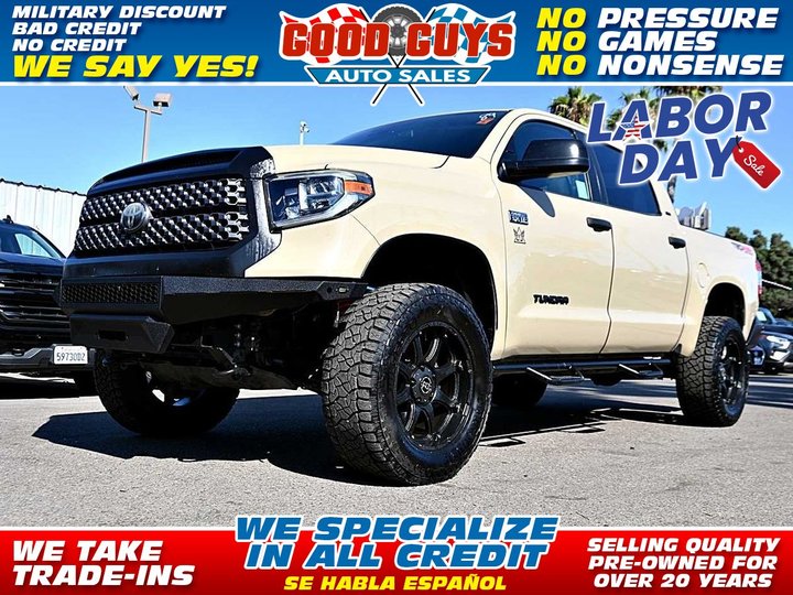 2018 TOYOTA TUNDRA CREWMAX for sale in SAN DIEGO