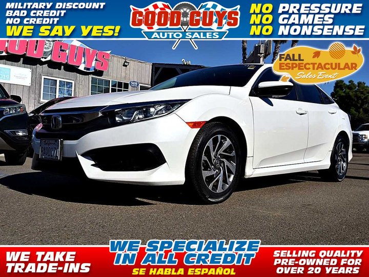 2017 HONDA CIVIC for sale in SAN DIEGO