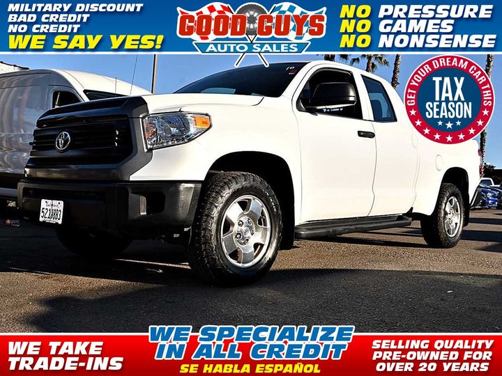 2016 TOYOTA TUNDRA DOUBLE CAB for sale in SAN DIEGO