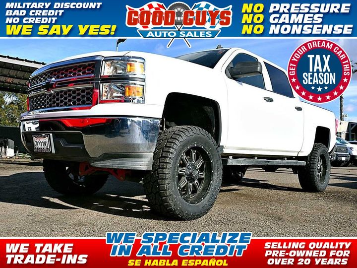 2014 CHEVROLET SILVERADO 1500 CREW CAB for sale in SAN DIEGO