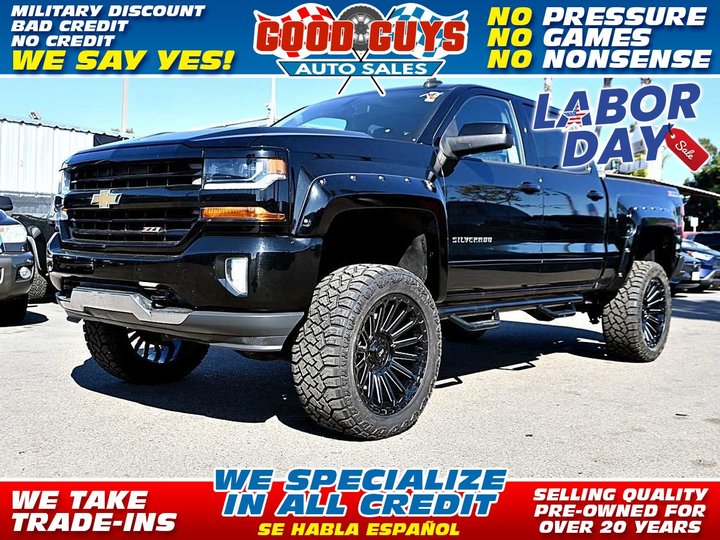 2017 CHEVROLET SILVERADO 1500 CREW CAB for sale in SAN DIEGO