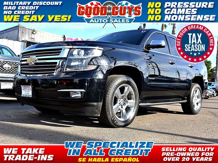 2016 CHEVROLET TAHOE for sale in SAN DIEGO