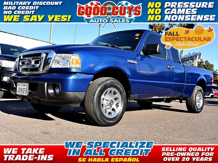 2010 FORD RANGER SUPER CAB for sale in SAN DIEGO