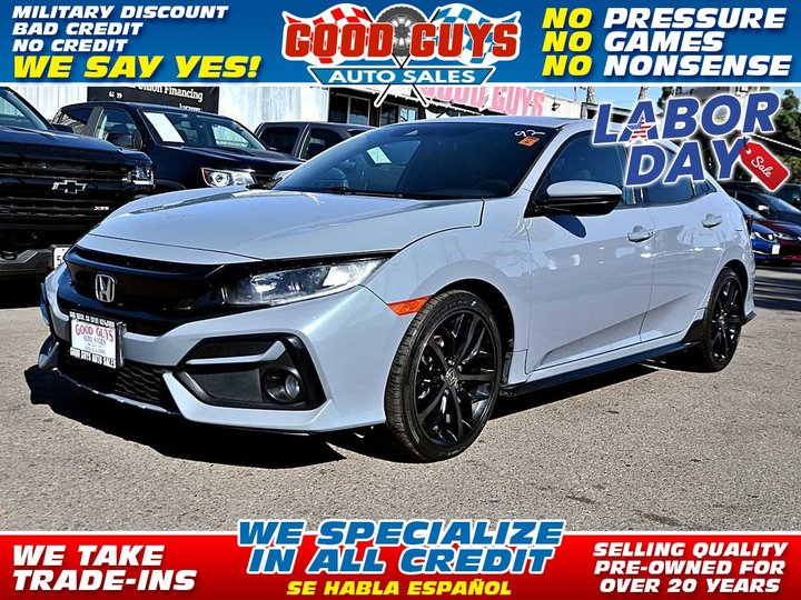 2021 HONDA CIVIC for sale in SAN DIEGO