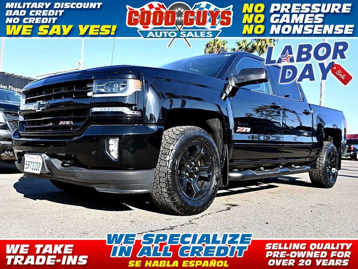 2017 CHEVROLET SILVERADO 1500 CREW CAB for sale in SAN DIEGO