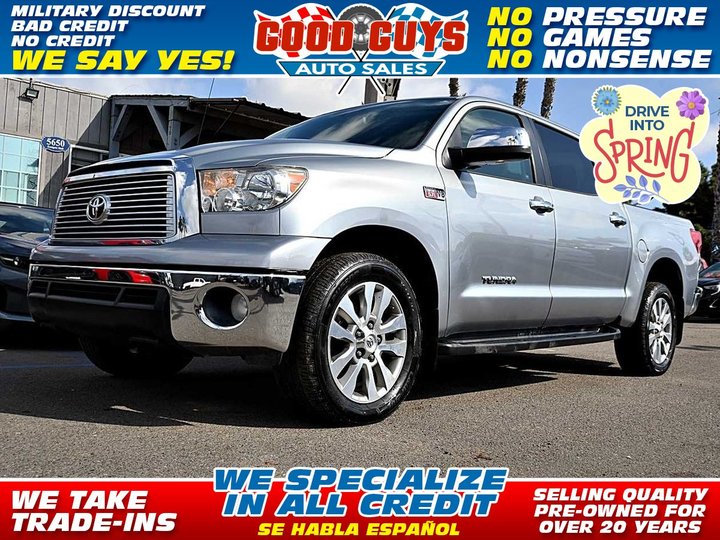 2011 TOYOTA TUNDRA CREWMAX for sale in SAN DIEGO