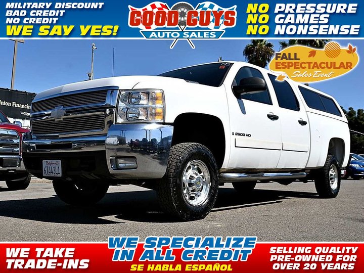 2008 CHEVROLET SILVERADO 2500 HD CREW CAB for sale in SAN DIEGO