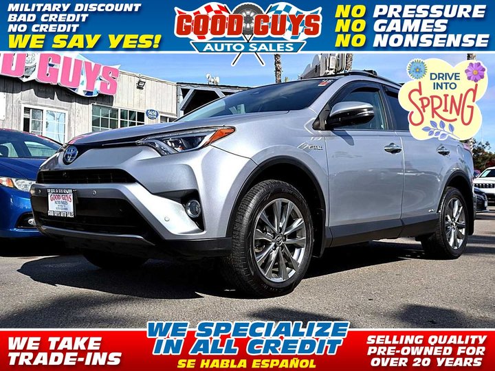 2017 TOYOTA RAV4 HYBRID for sale in SAN DIEGO