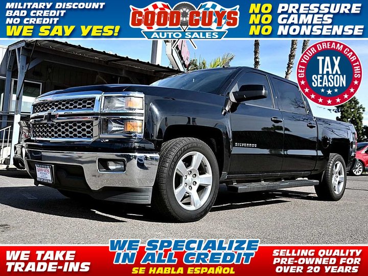 2014 CHEVROLET SILVERADO 1500 CREW CAB for sale in SAN DIEGO