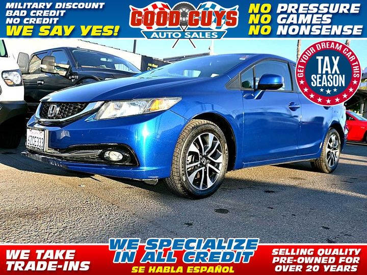 2013 HONDA CIVIC for sale in SAN DIEGO