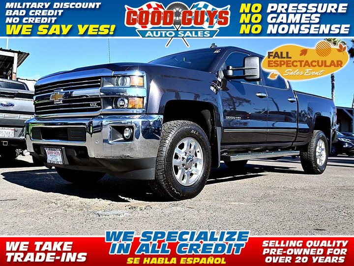 2015 CHEVROLET SILVERADO 3500 HD CREW CAB for sale in SAN DIEGO